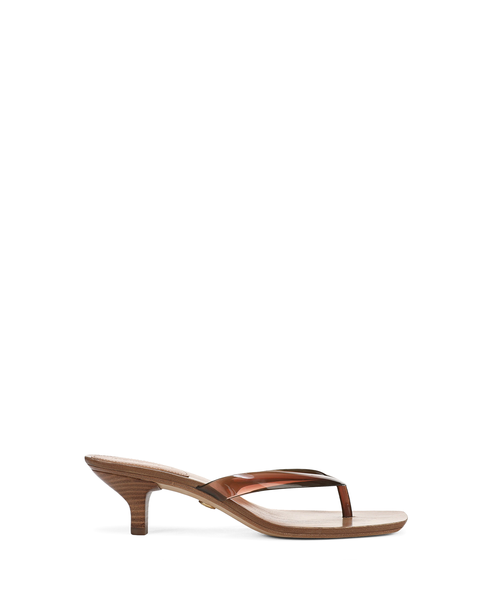 Veronica Beard Clea Jelly Kitten-Heel Sandal - Hazelwood