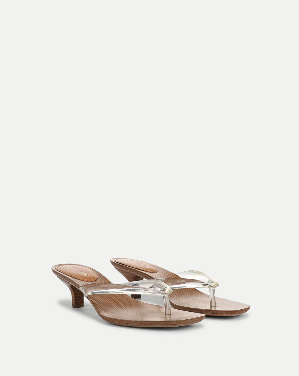 Veronica Beard Clea Jelly Kitten-Heel Sandal - Clear