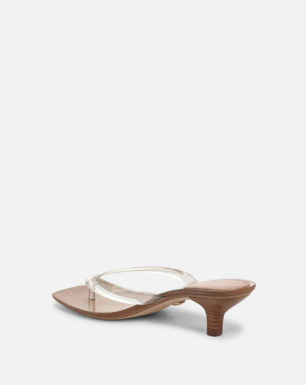Veronica Beard Clea Jelly Kitten-Heel Sandal - Clear