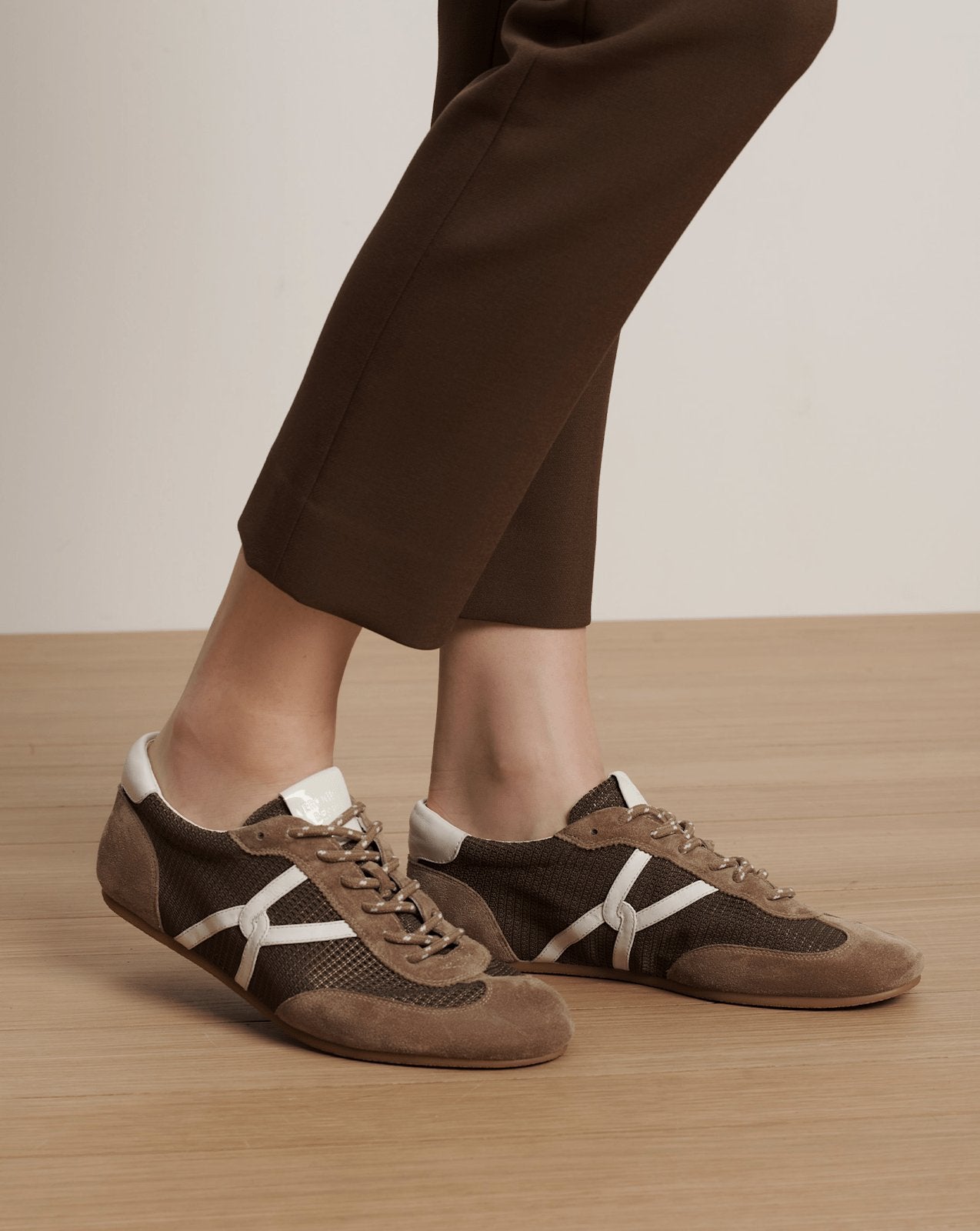 Veronica Beard Riviera Mesh Sneaker - Bark