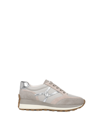 Veronica Beard Valentina Suede Sneaker - Grey Multi