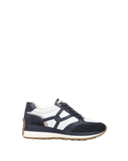 Veronica Beard Valentina Suede Sneaker - Navy Multi