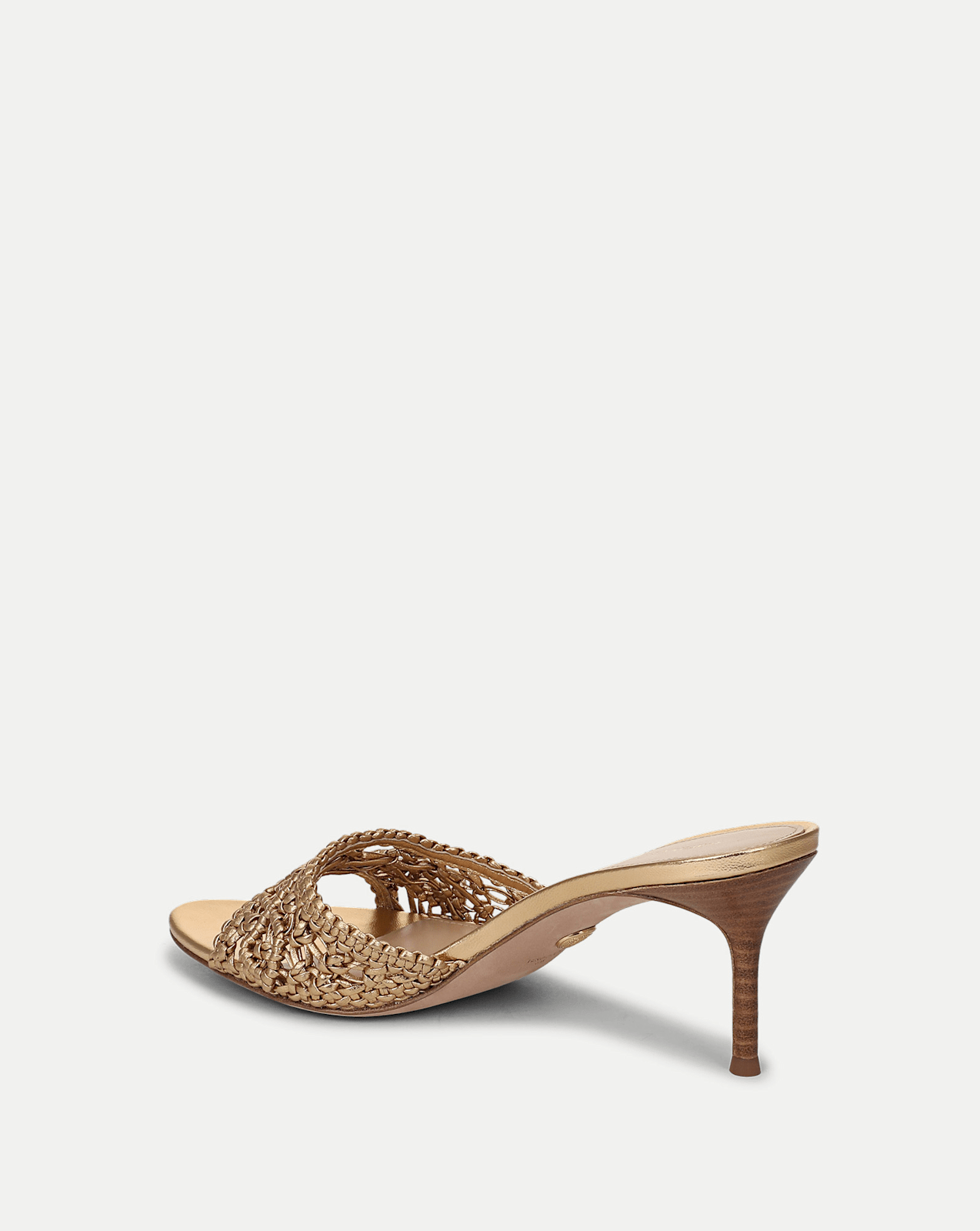 Veronica Beard Tia Macrame Sandal - Pale Gold