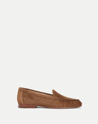 Veronica Beard Prilla Suede Loafer - Chestnut