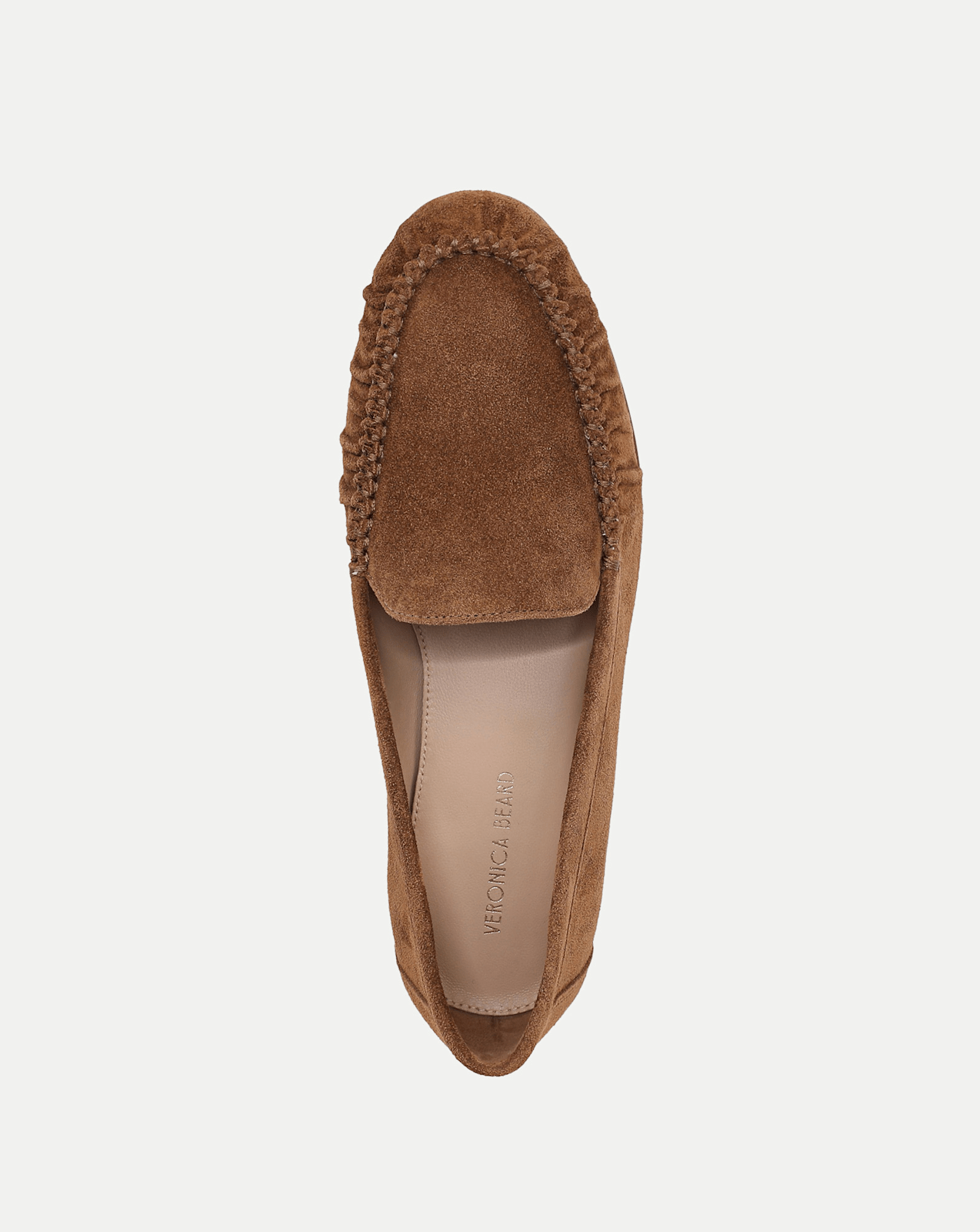 Veronica Beard Prilla Suede Loafer - Chestnut