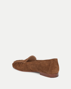 Veronica Beard Prilla Suede Loafer - Chestnut