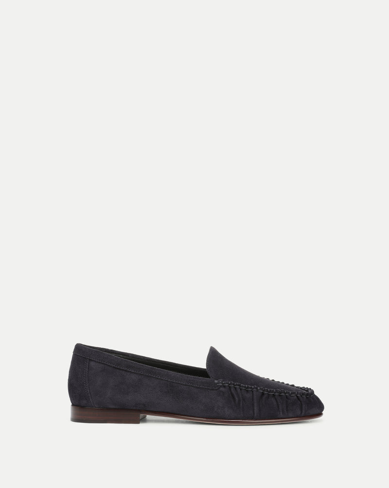 Penny Lug-Sole Loafer in Black | Veronica Beard display picture 1