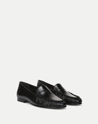 Veronica Beard Prilla Leather Loafer - Black