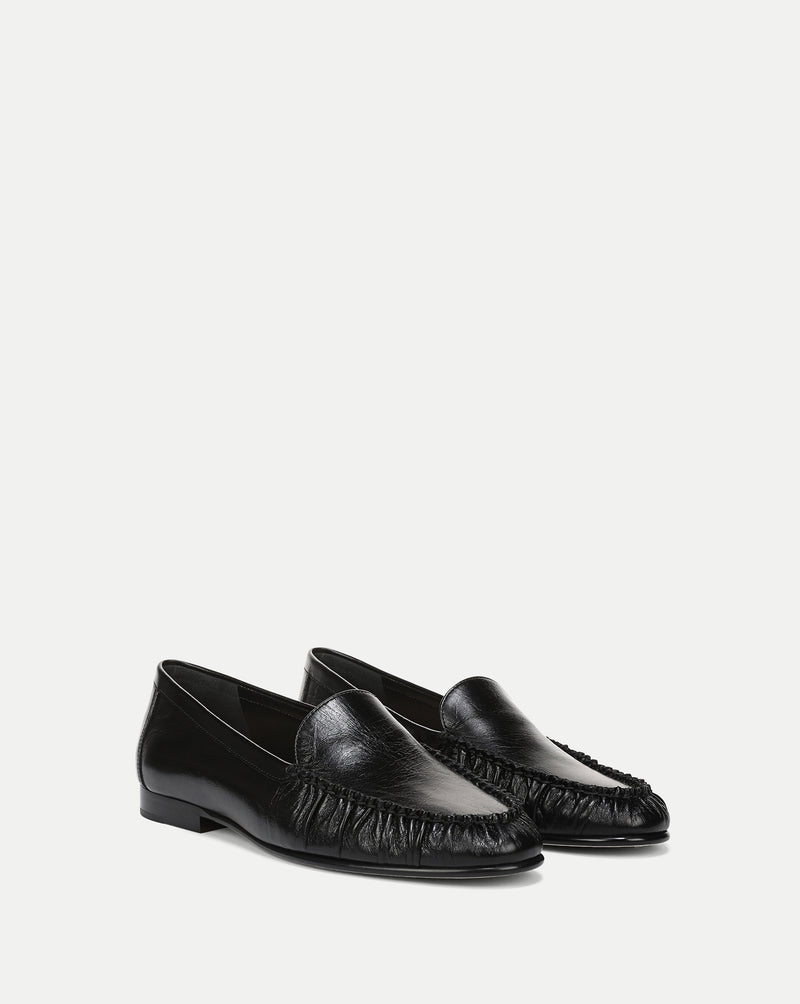 Veronica Beard Prilla Leather Loafer - Black