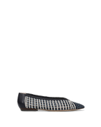 Veronica Beard Bancroft Woven Leather Flat - Blue Multi