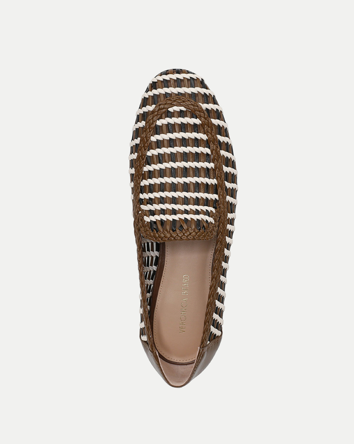 Veronica Beard Green and Black Camouflage Loafers 39.5 US size 9 Veronica Beard Griffin White Crock Embossed Preppy Coastal  main image 2