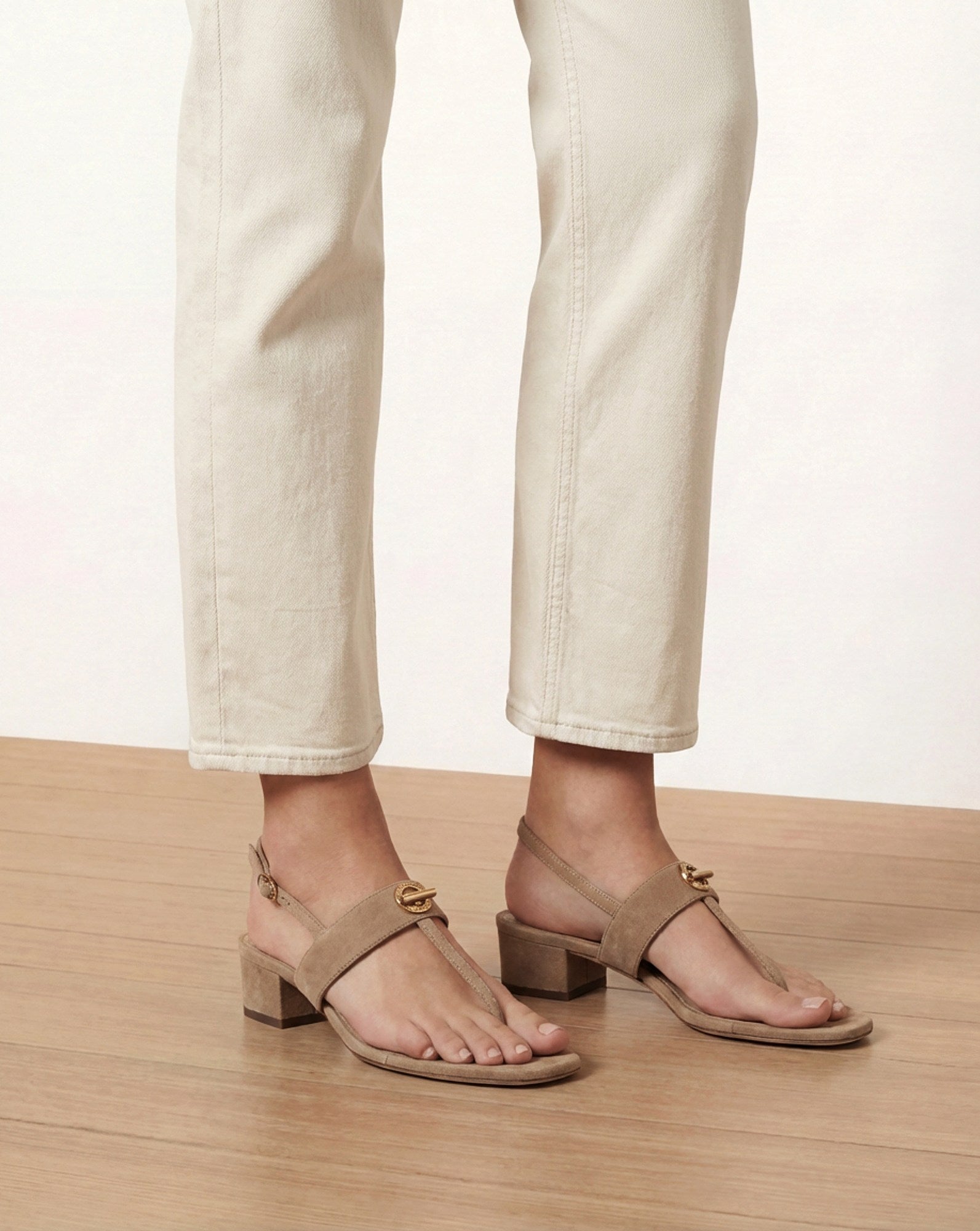 Veronica Beard Andie-2 Sandal - Sand