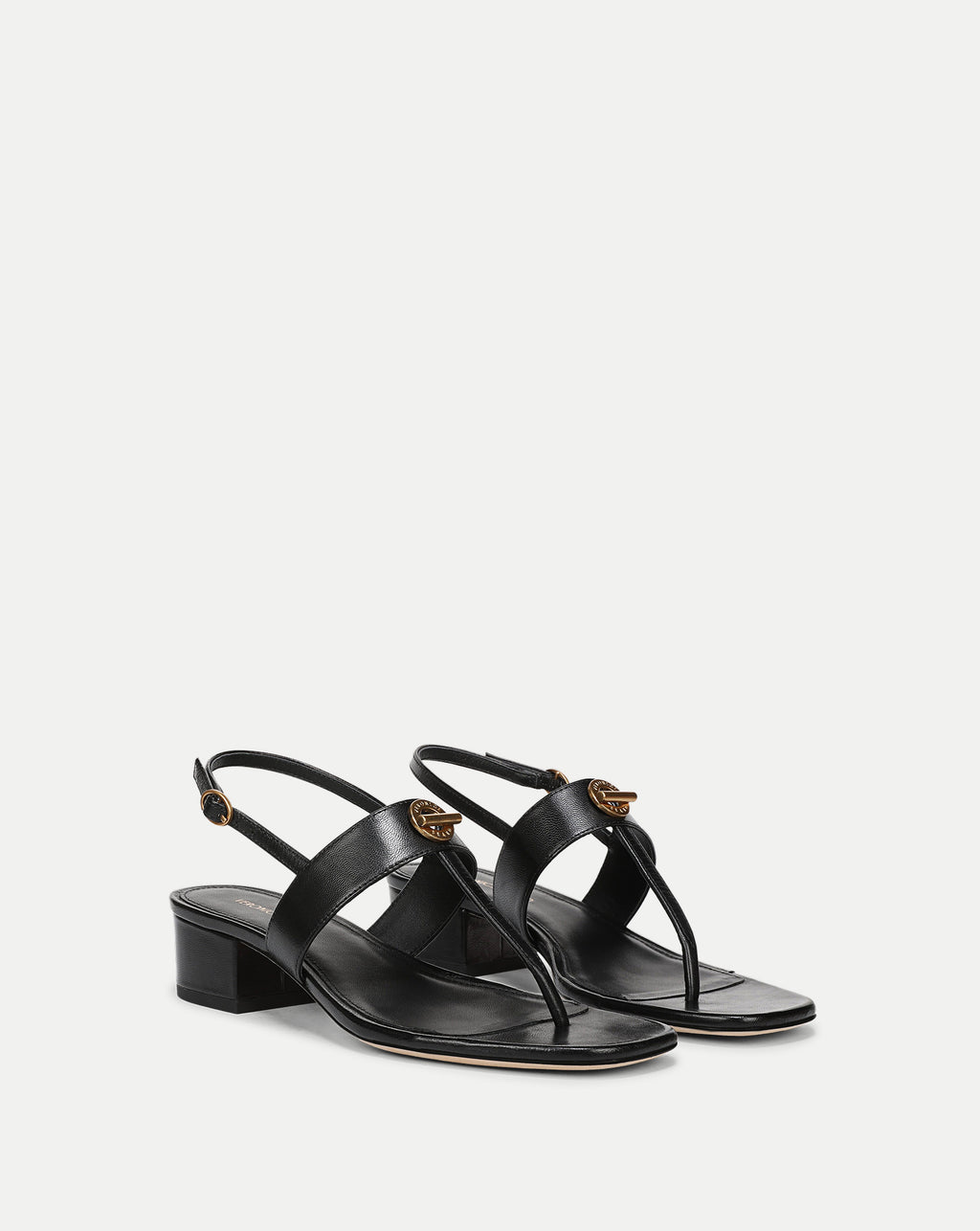 Veronica Beard Andie Toggle Sandal - Black