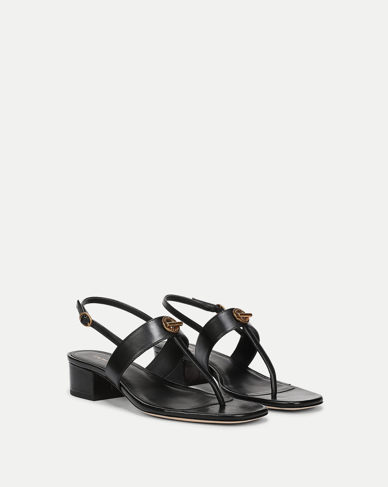 Veronica Beard Andie Toggle Sandal - Black
