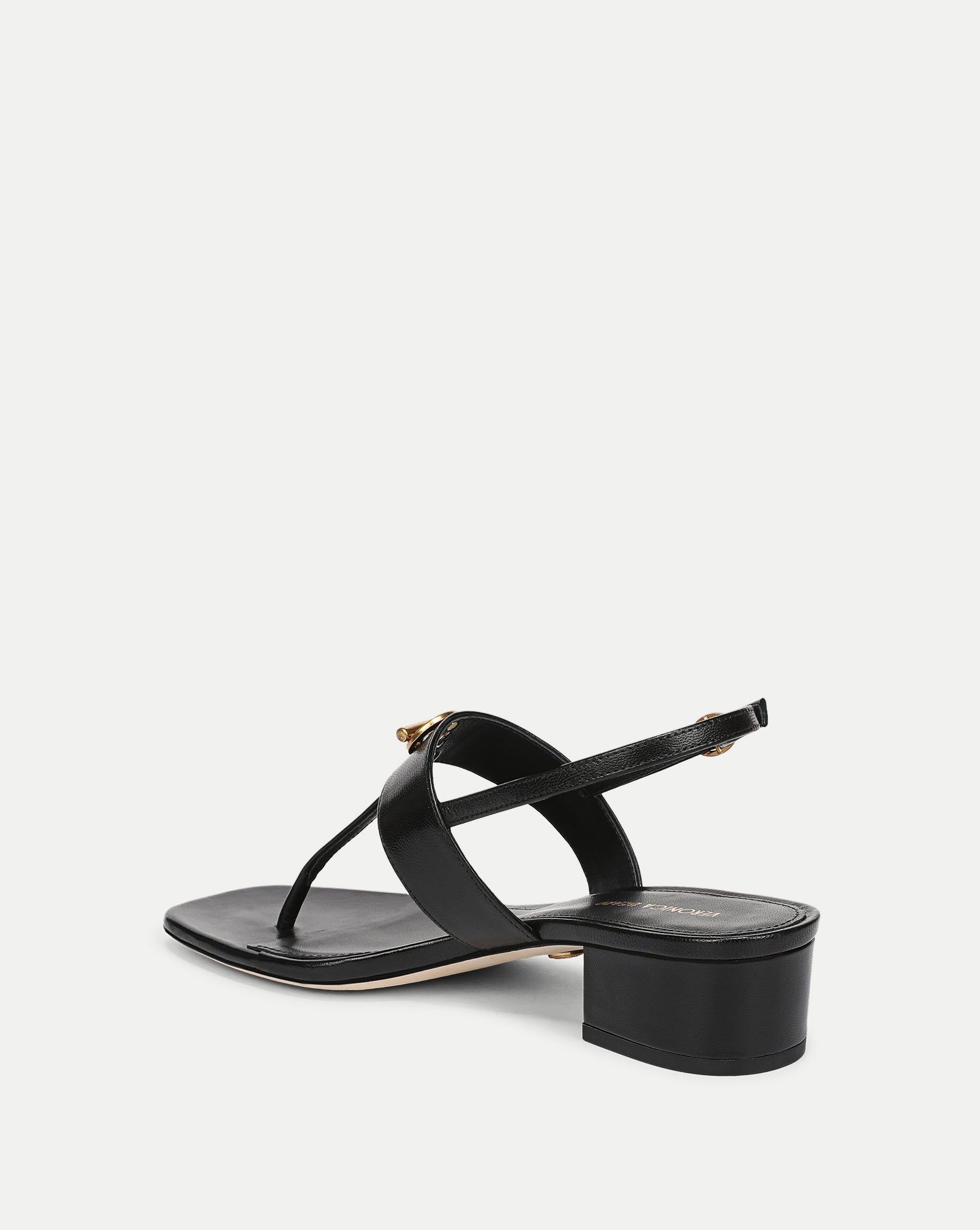 Veronica Beard Andie Toggle Sandal - Black