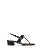 Veronica Beard Andie Toggle Sandal - Black
