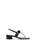 Veronica Beard Andie Toggle Sandal - Black