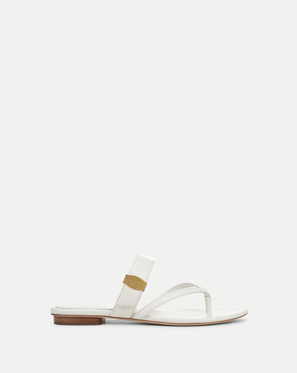 Veronica Beard Salva Dash Flat Sandal - Coconut