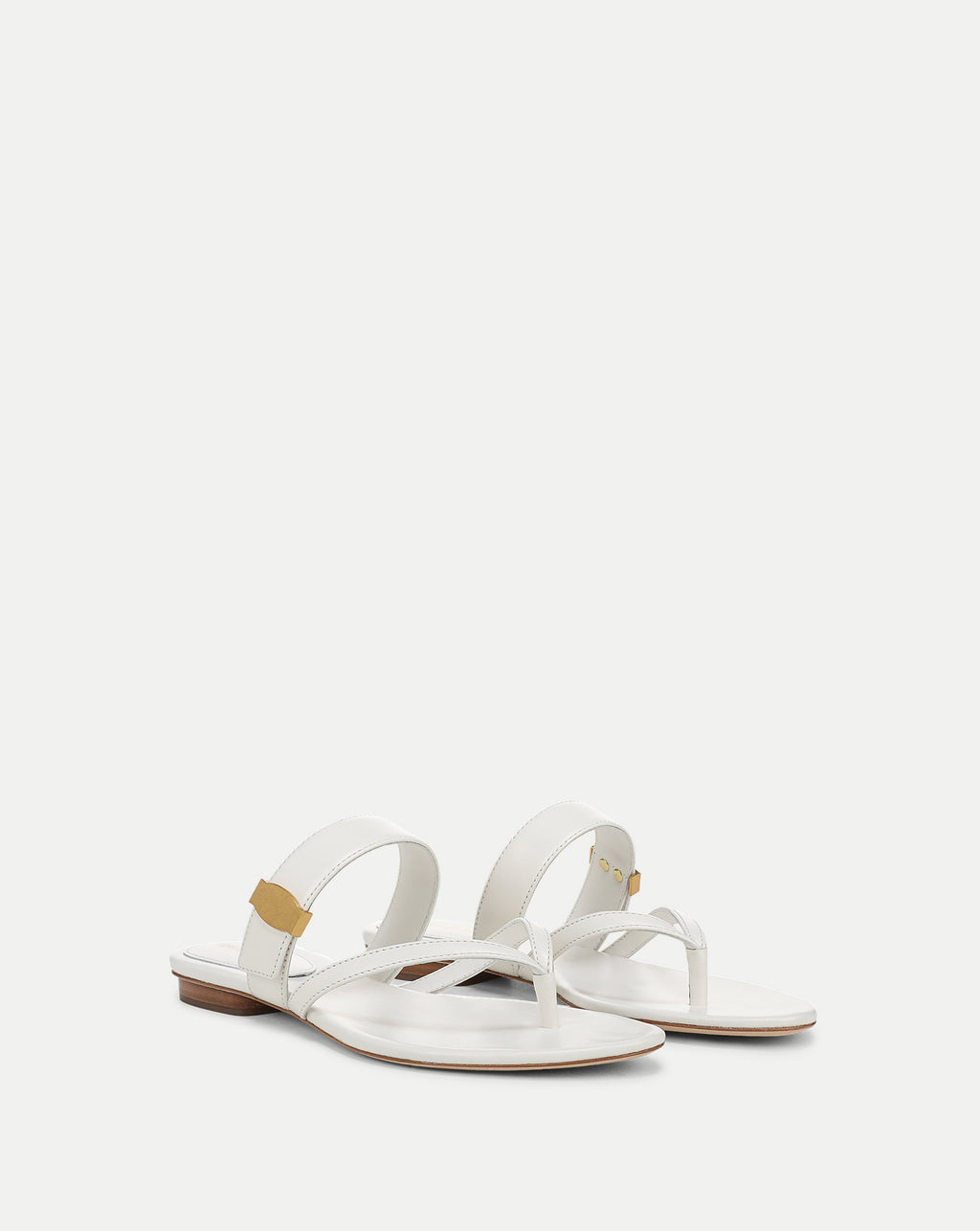 Veronica Beard Salva Dash Flat Sandal - Coconut