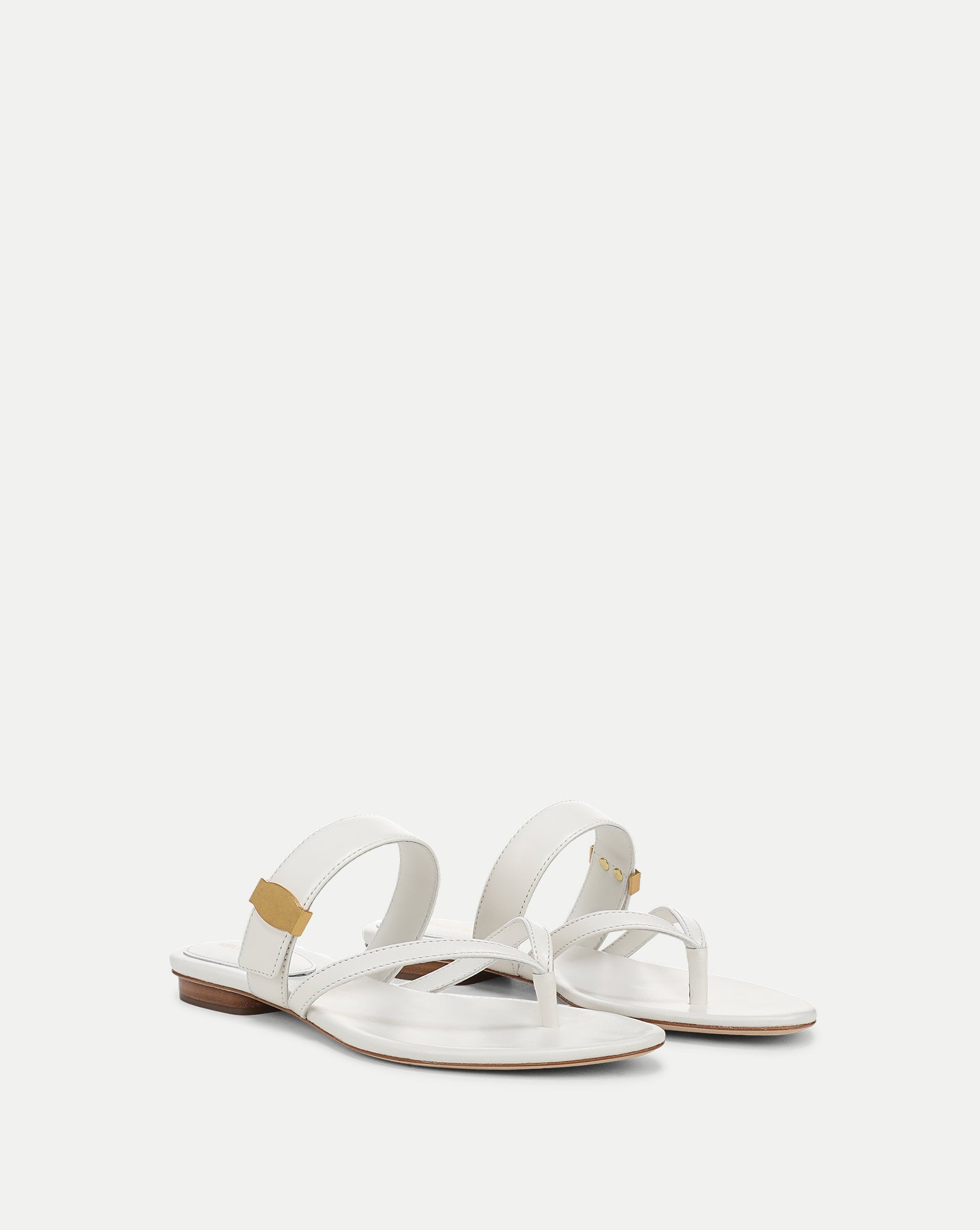 Veronica Beard Salva Dash Flat Sandal - Coconut