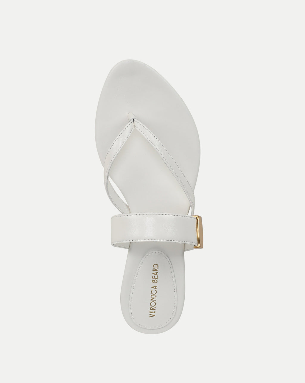 Veronica Beard Salva Dash Flat Sandal - Coconut