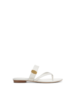 Veronica Beard Salva Dash Flat Sandal - Coconut