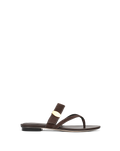 Veronica Beard Salva Dash Flat Sandal - Espresso