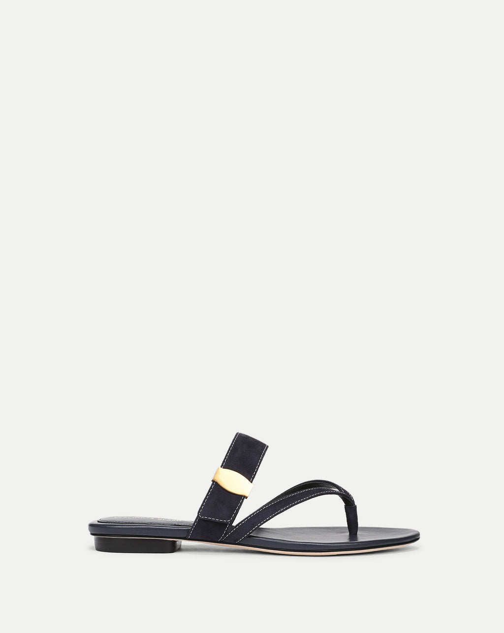 Veronica Beard Salva Dash Flat Sandal - Navy