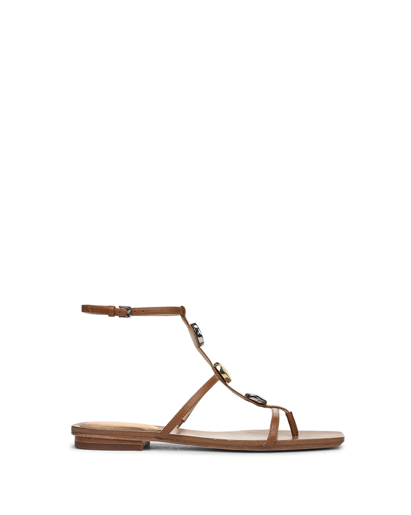 Veronica Beard Alba Embellished Sandal - Hazelwood