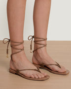 Veronica Beard Rosetta Sandal - Hazelwood