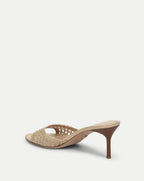 Veronica Beard Tia Raffia Sandal - Natural