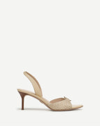 Veronica Beard Tia Raffia Slingback Sandal - Natural