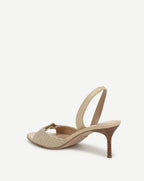 Veronica Beard Tia Raffia Slingback Sandal - Natural
