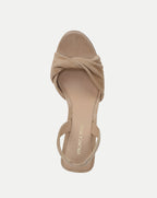 Veronica Beard Tullia Suede Slingback Sandal - Sand