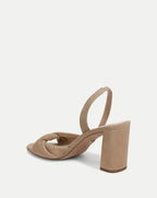Veronica Beard Tullia Suede Slingback Sandal - Sand