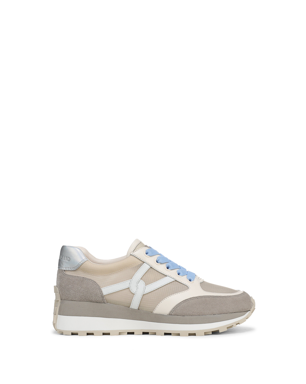 Veronica Beard Valentina Ripstop Sneaker - Sand/Silver