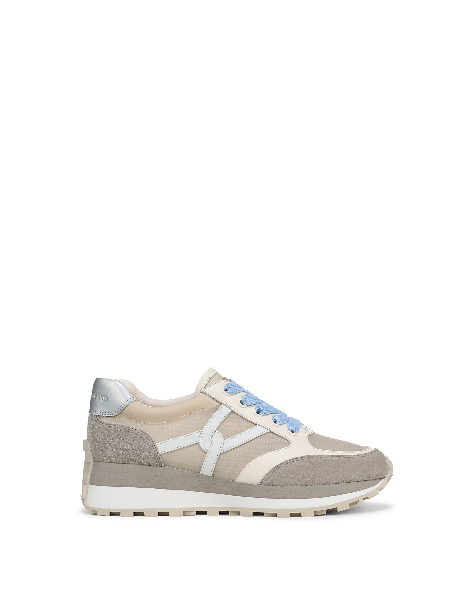 Veronica Beard Valentina Ripstop Sneaker - Sand/Silver