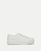 Veronica Beard Truett Platform Sneaker - Coconut