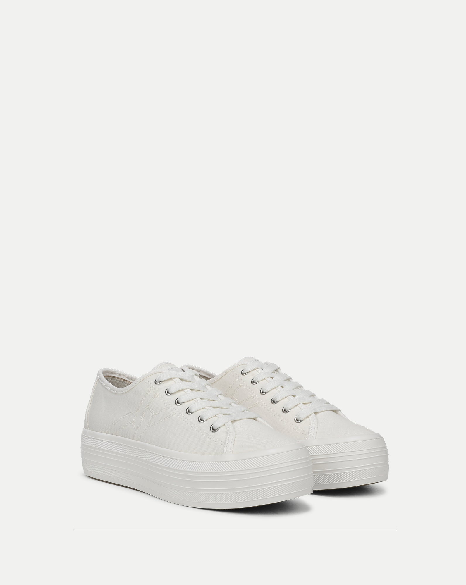 Veronica Beard Truett Platform Sneaker - Coconut