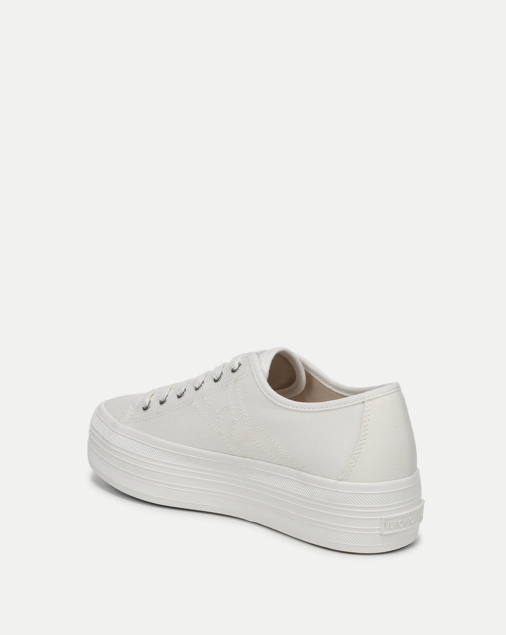 Veronica Beard Truett Platform Sneaker - Coconut