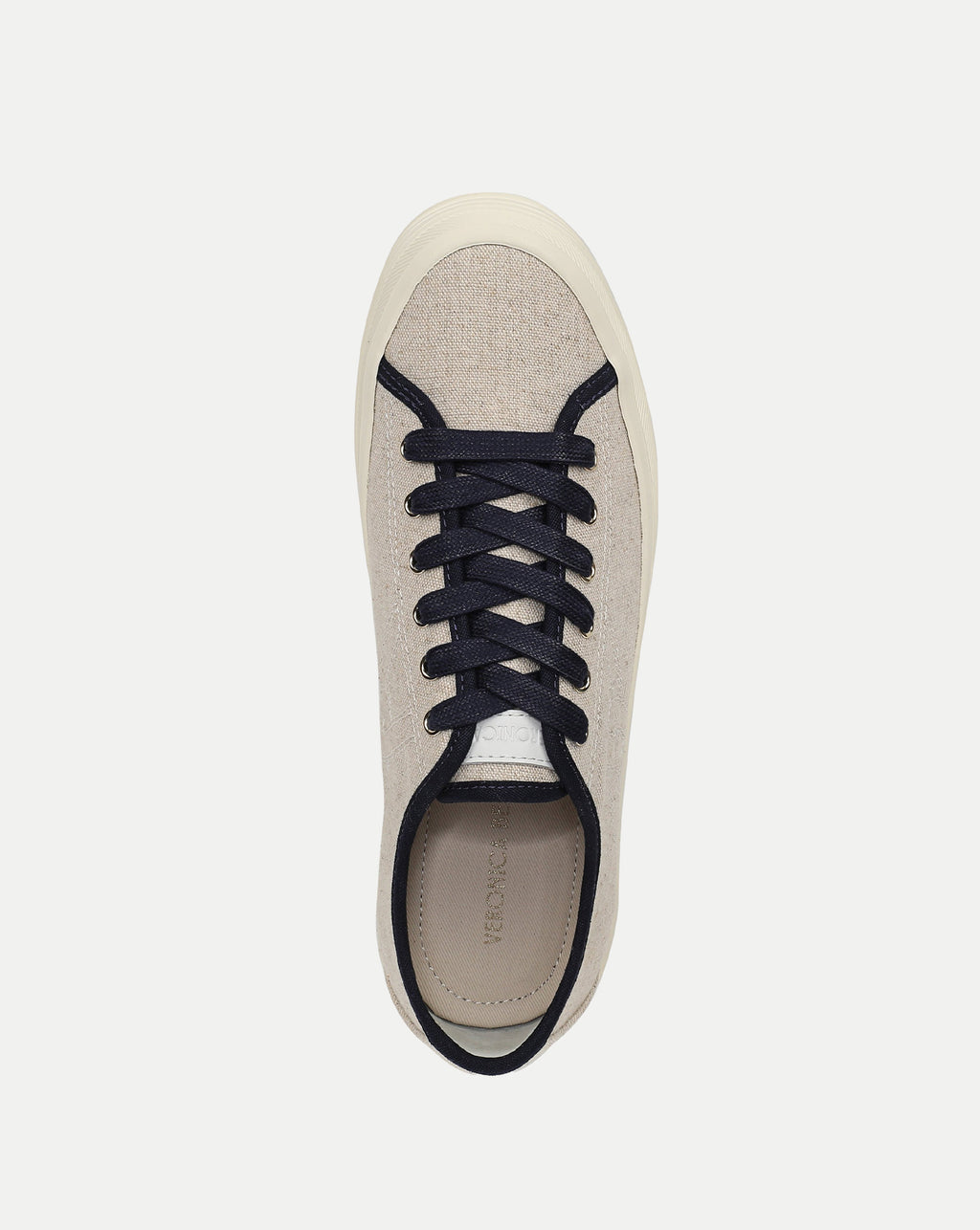 Veronica Beard Truett Platform Sneaker - Sand/Navy
