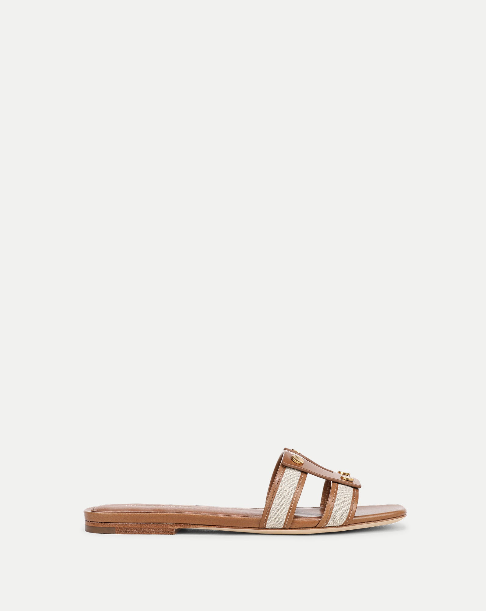 Veronica Beard Via Slide Sandal - Honey/Natural