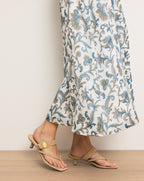 Veronica Beard Salva Dash Kitten-Heel Sandal - Sand