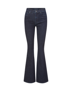 Veronica Beard Dark blue flare denim jeans.