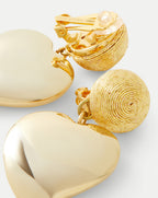 Veronica Beard Mini Cora Earrings | Clip Backing - Gold