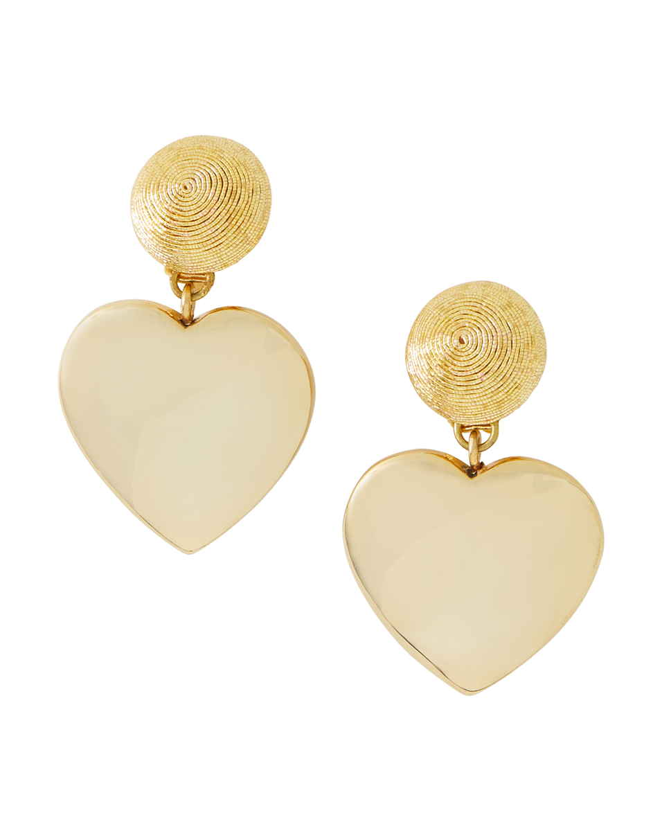 Veronica Beard Mini Cora Earrings | Clip Backing - Gold