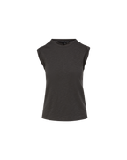 Veronica Beard Dree Muscle Tank Top - Charcoal