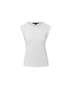 Veronica Beard Dree Muscle Tank Top - White
