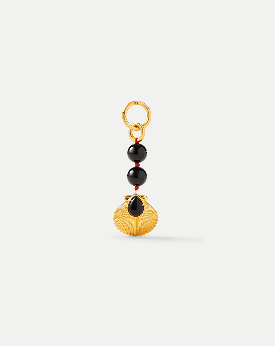 Veronica Beard Shell Bag Charm - Gold
