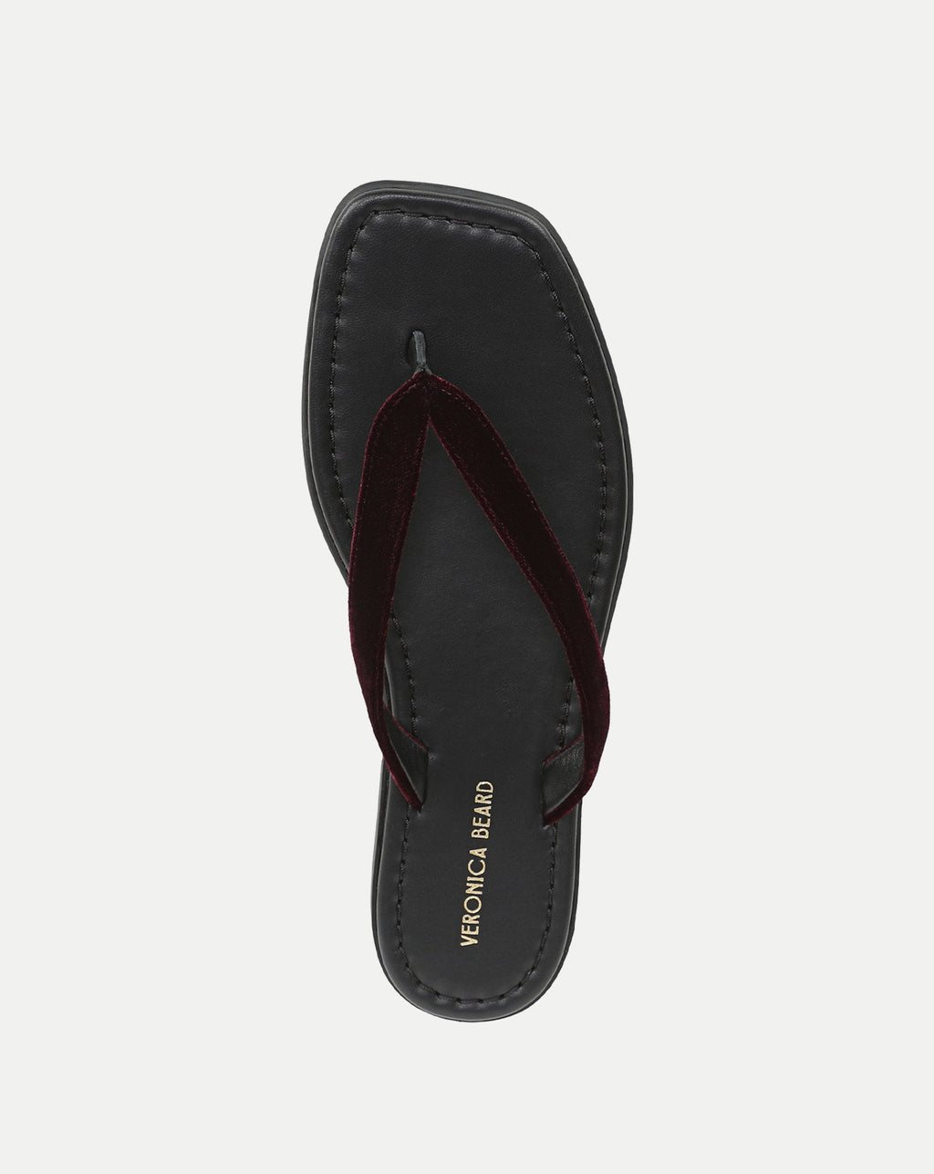 Clea Velvet Flip-Flop Sandal